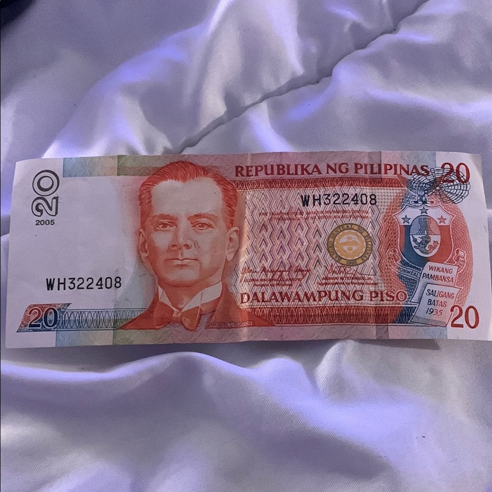 Philippine 20 Piso Bill 🇵🇭